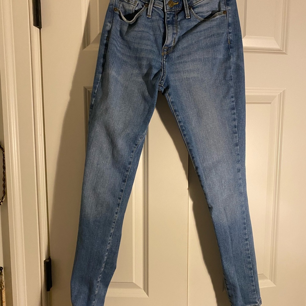 target light wash jeans